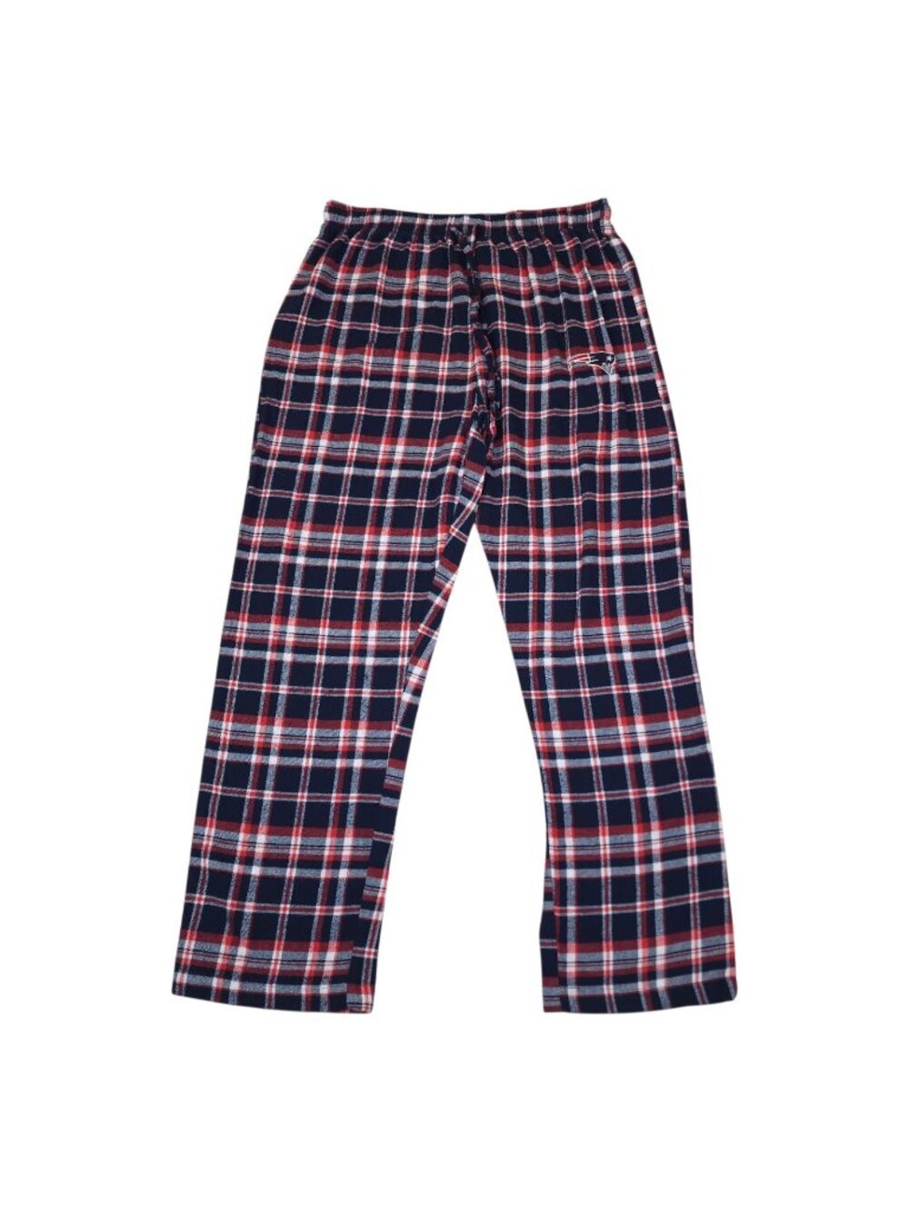 NFL Team Apparel Patriots Plaid Pajama Pants M Cotton Mens Sleepwear Lounge